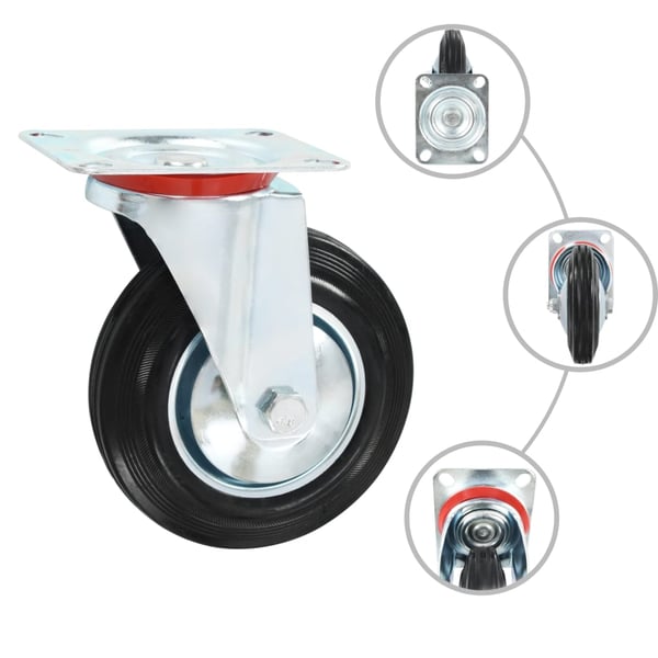 vidaXL Svinghjul 8 stk 160 mm