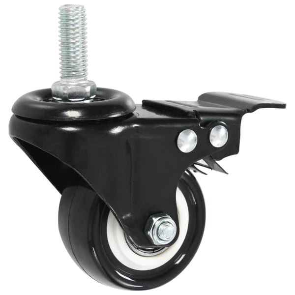 vidaXL Rullapyörät jarruilla 24 kpl 50 mm