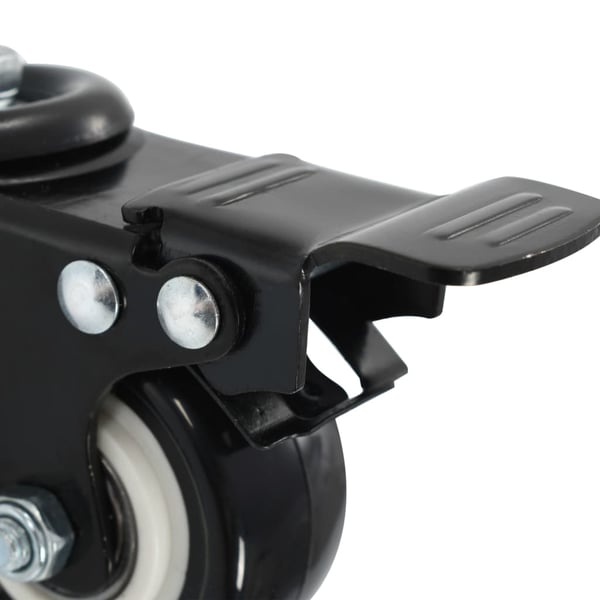 vidaXL Rullapyörät jarruilla 12 kpl 50 mm