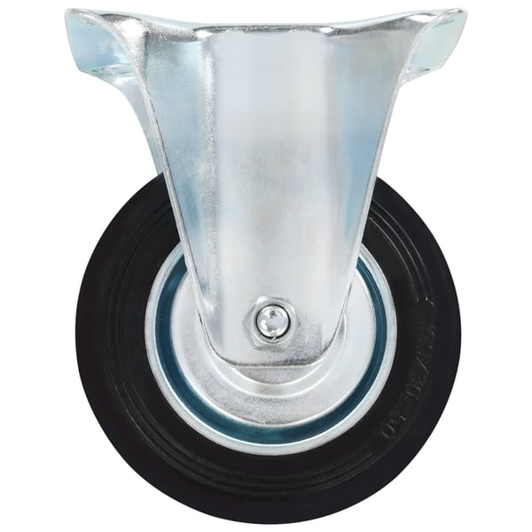 vidaXL faste hjul 24 stk. 100 mm