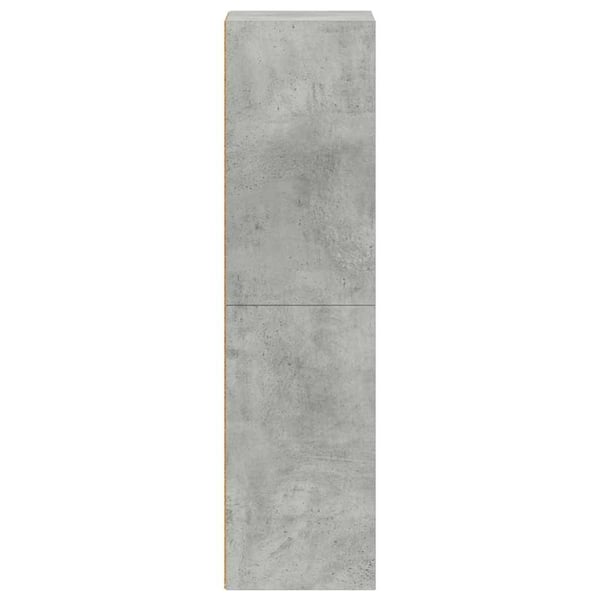 vidaXL Reol/tv-skab 36 x 30 x 114 cm spånplade betongrå