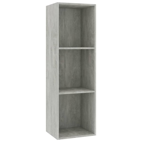 vidaXL Reol/tv-skab 36 x 30 x 114 cm spånplade betongrå