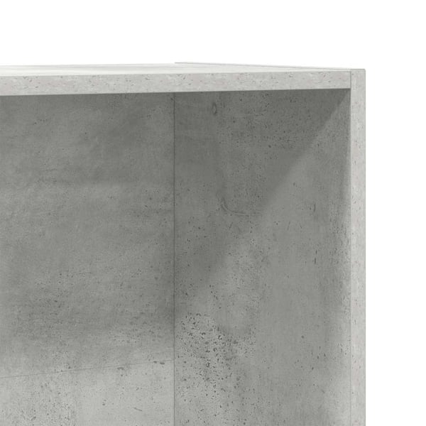 vidaXL Reol/tv-skab 36 x 30 x 114 cm spånplade betongrå