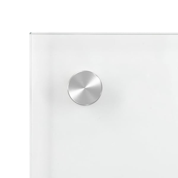 vidaXL Kjøkkenplate gjennomsiktig 90x60 cm herdet glass