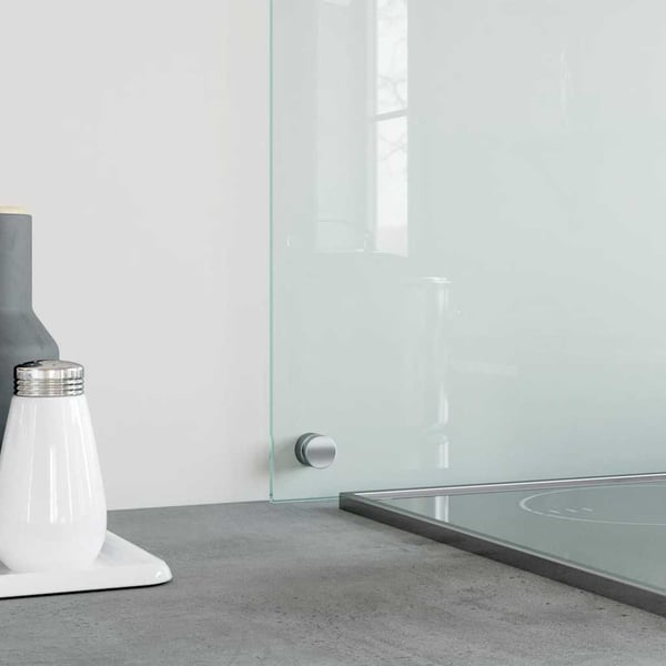 vidaXL Kjøkkenplate gjennomsiktig 80x50 cm herdet glass
