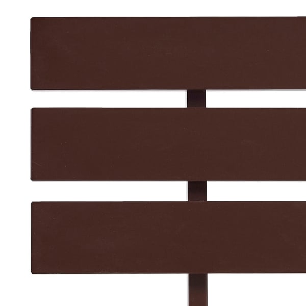 vidaXL Seng/Sengeramme mørkebrun heltre furu 100x200 cm change1