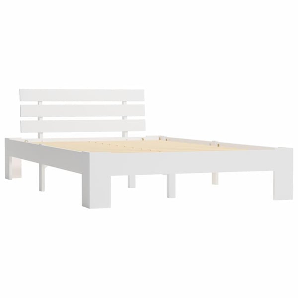 vidaXL Seng/Sengeramme hvit heltre furu 120x200 cm change1