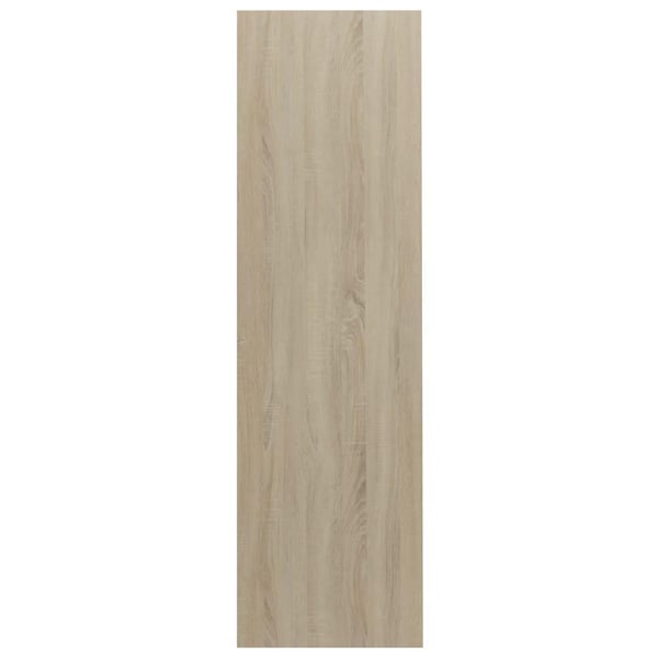 vidaXL Bokhylle sonoma eik 97,5x29,5x100 cm konstruert tre