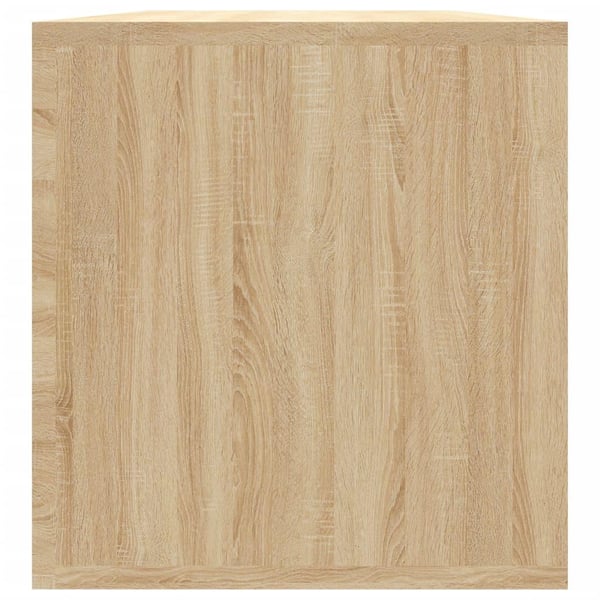 vidaXL Oppbevaringsboks LP sonoma eik 71x34x36 cm konstruert tre
