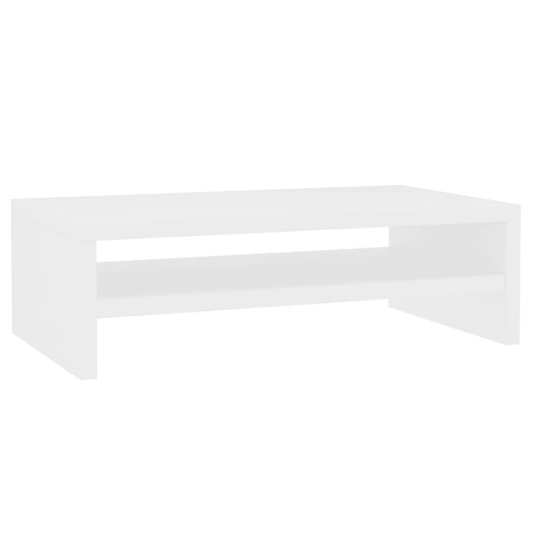 vidaXL skærmstander 42 x 24 x 13 cm spånplade hvid