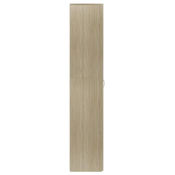 vidaXL Skoskap sonoma eik 80x35,5x180 cm konstruert tre