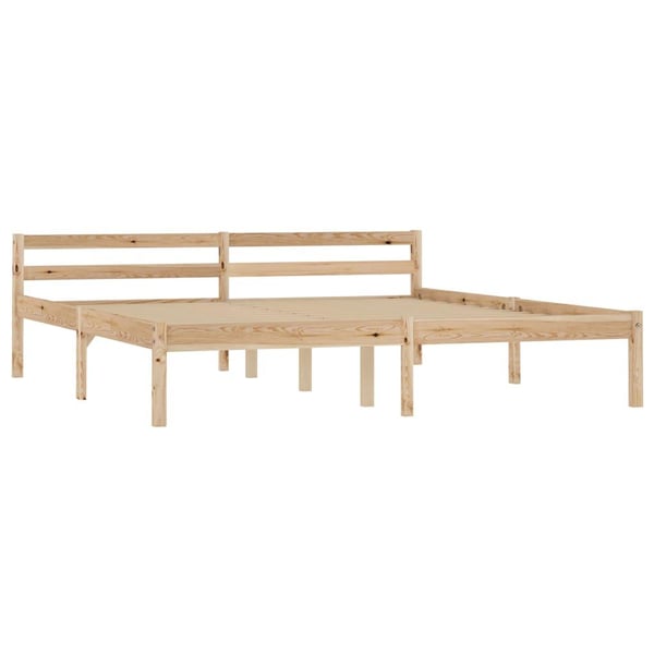 vidaXL Seng/Sengeramme heltre furu 160x200 cm change1