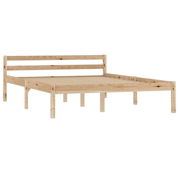 vidaXL Seng/Sengeramme heltre furu 140x200 cm change1