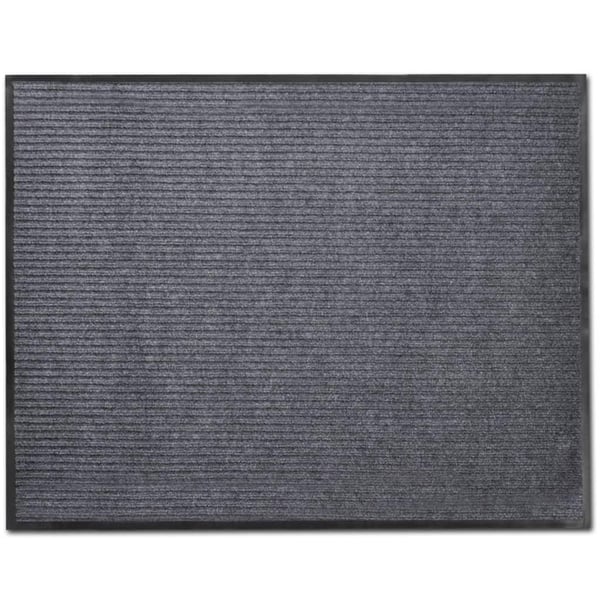 vidaXL dørmåtter 4 stk. 90 x 60 cm PVC grå