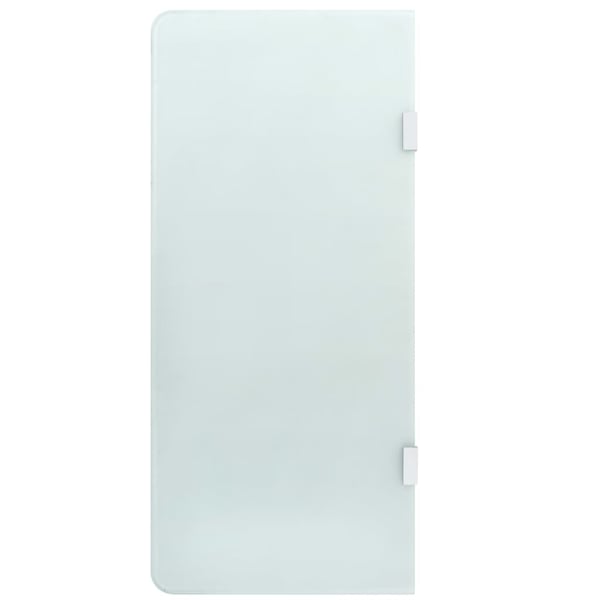 vidaXL vægophængt urinalafskærmning 90 x 40 cm hærdet glas