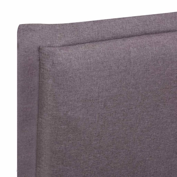 vidaXL Seng/Sengeramme uten Madrass Taupe Stoff 135x190 cm change1