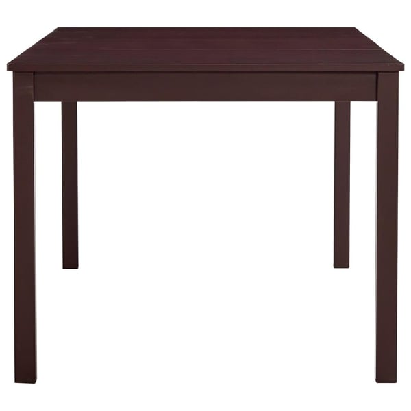 vidaXL Spisebord mørkebrun 180x90x73 cm furu