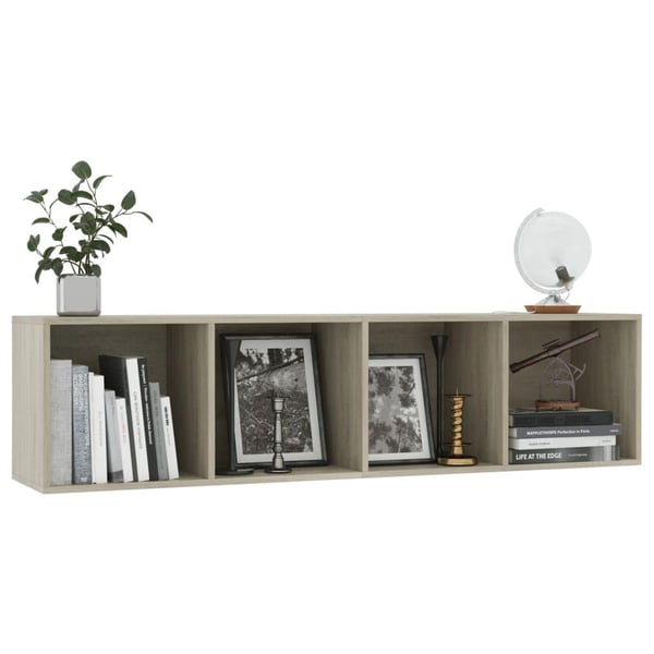 vidaXL Reol/tv-skab sonoma-eg 143x30x36 cm