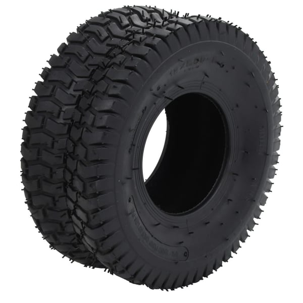 vidaXL trillebørsdæk 2 stk. 15 x 6.00-6 4PR gummi