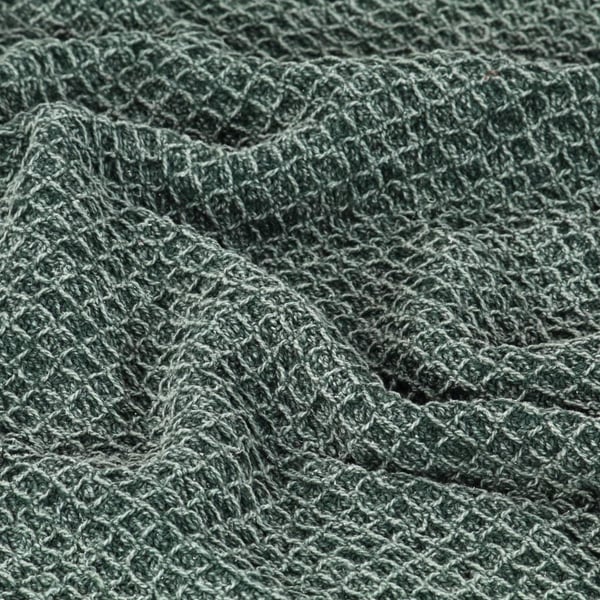 vidaXL Viltti puuvilla 125x150 cm tummanvihreä