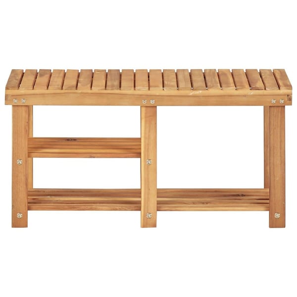 vidaXL Skostativ 90x32x46 cm heltre akasie