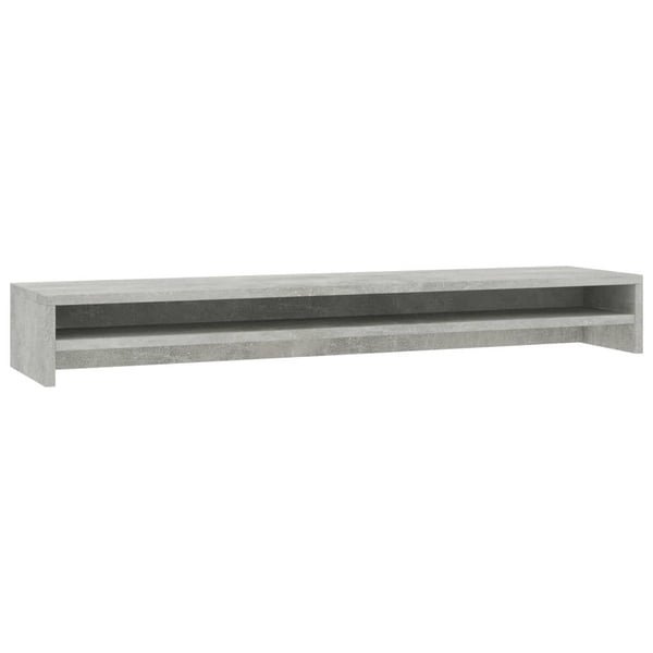 vidaXL Skjermstativ betonggrå 100x24x13 cm sponplate