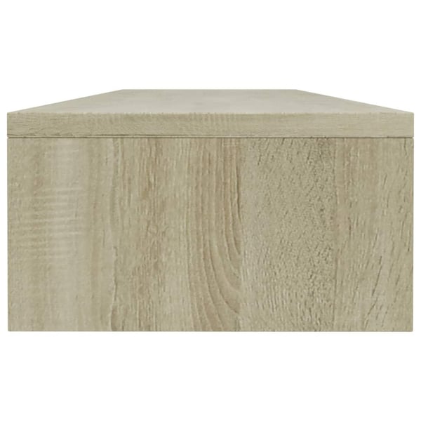 vidaXL Skjermstativ sonoma eik 100x24x13 cm sponplate