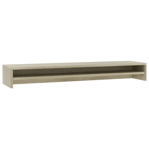 vidaXL Skjermstativ sonoma eik 100x24x13 cm sponplate