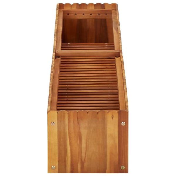 vidaXL Høybed 150x30x25 cm heltre akasie