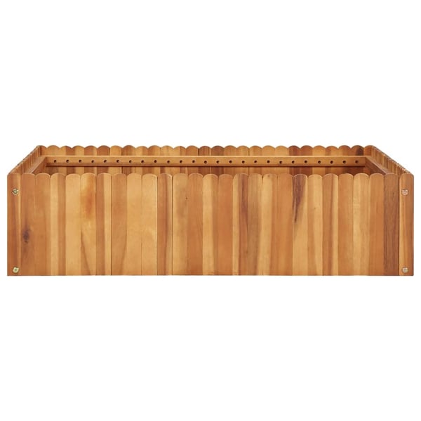vidaXL Høybed 100x100x25 cm heltre akasie