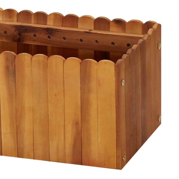 vidaXL Høybed 200x30x25 cm heltre akasie