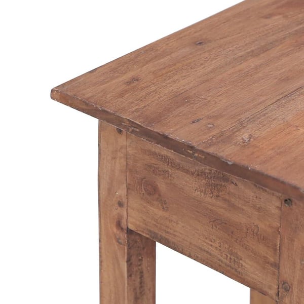 vidaXL Plantestativ 30x30x75 cm heltre mahogni