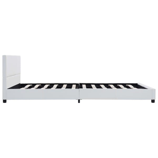 vidaXL sengestel 160x200 cm kunstlæder hvid change1