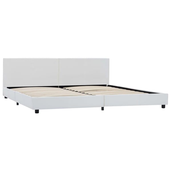 vidaXL sengestel 180x200 cm kunstlæder hvid change1
