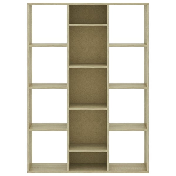 vidaXL Bokhylle/Romdeler sonoma eik 100x24x140 cm sponplate