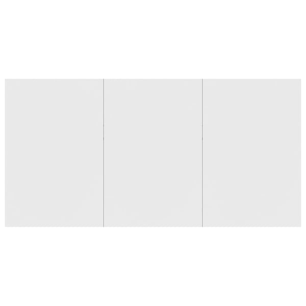 vidaXL Spisebord hvit 180x90x76 cm sponplate