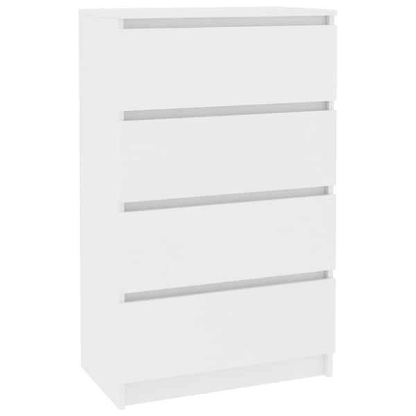 vidaXL skænk 60x35x98,5 cm konstrueret træ hvid