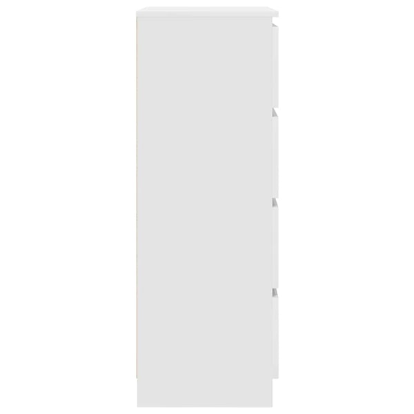 vidaXL Skjenk hvit 60x35x98,5 cm konstruert tre