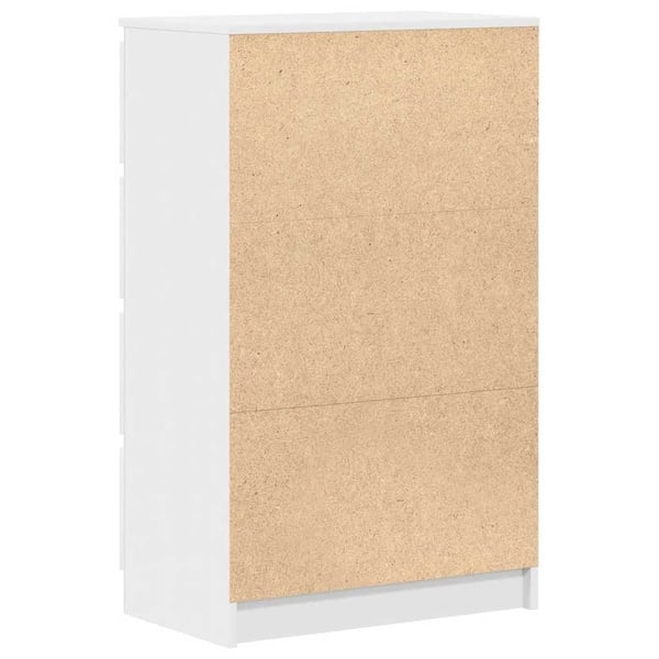 vidaXL Skjenk hvit 60x35x98,5 cm konstruert tre