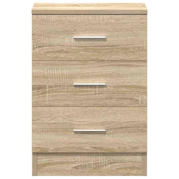 vidaXL Nattbord 2 stk sonoma eik 38x35x56 cm sponplate