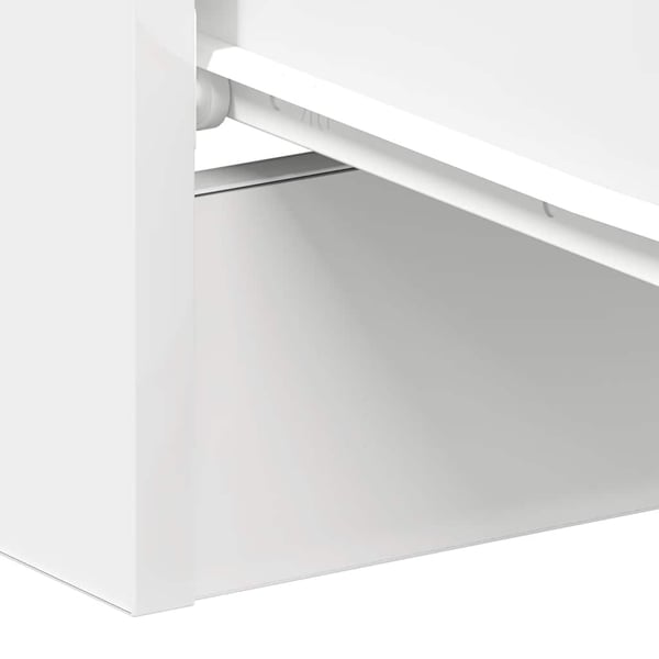 vidaXL Nattbord 2 stk hvit 38x35x56 cm sponplate