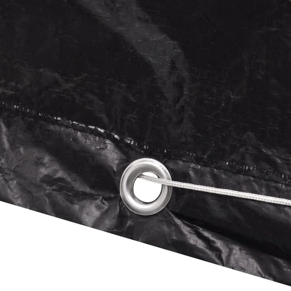 vidaXL Hagemøbeltrekk 2 stk 4 personer polyrotting 8 maljer 113x113 cm