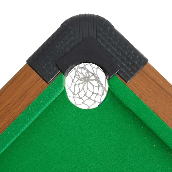 vidaXL Biljardbord 122x61x76 cm brun