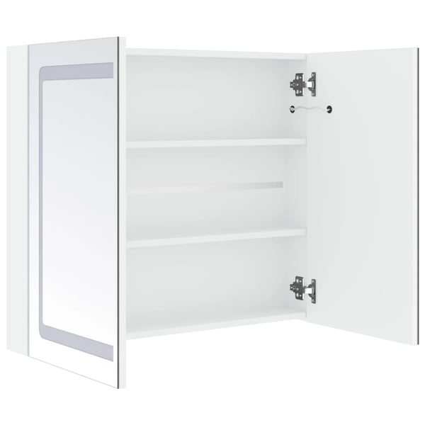 vidaXL LED kylpyhuoneen peilikaappi 80x12,2x68 cm