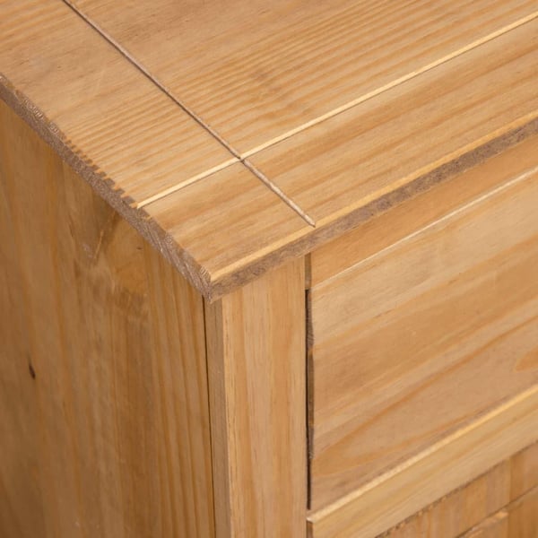 vidaXL Skjenk 135x40x80 cm heltre furu Panama Range