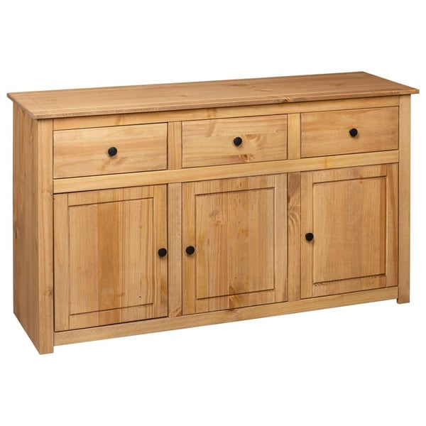 vidaXL Skjenk 135x40x80 cm heltre furu Panama Range
