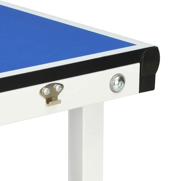 vidaXL 1,5 meter bordtennisbord med nett 152 x 76 x 66 cm blå