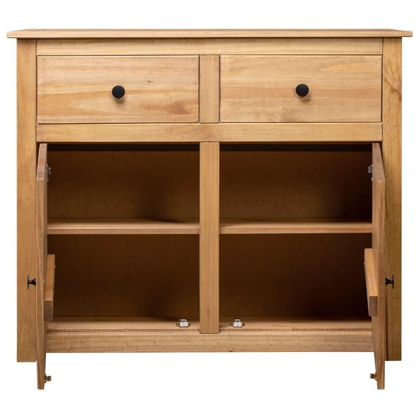 vidaXL Skjenk 93x40x80 cm heltre furu Panama Range