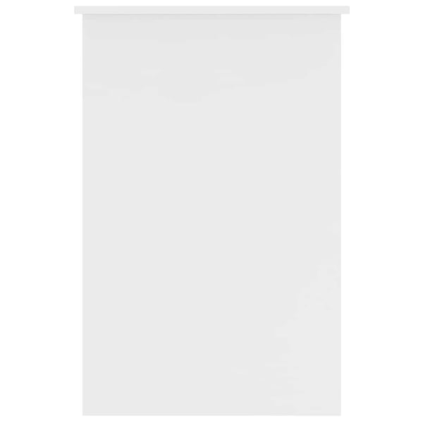 vidaXL Skrivebord hvit 100x50x76 cm konstruert tre
