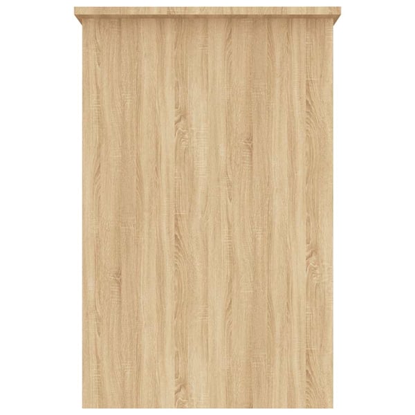 vidaXL Skrivebord sonoma eik 100x50x76 cm konstruert tre